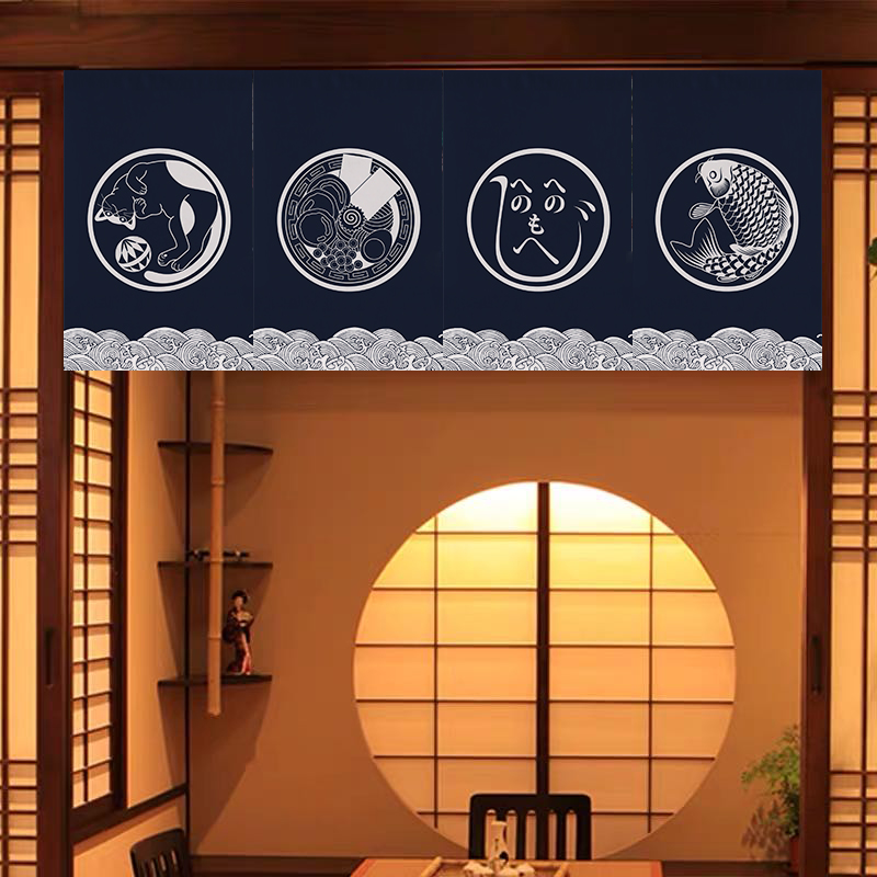 Commercial Printing Rates - Japans kort gordijn decoratief vlaggenhangend gordijn