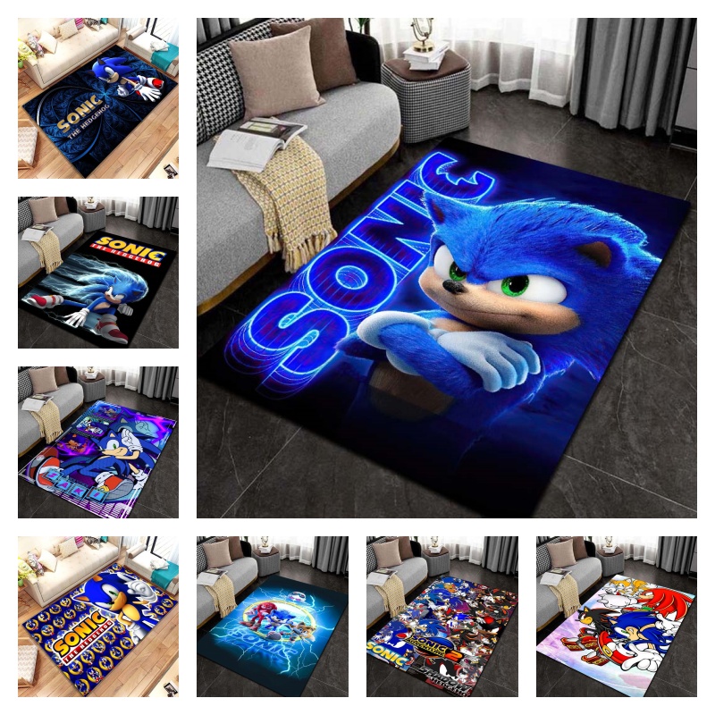 Commercial Printing Inc - 3D S-Sonic-c Cartoon Print Area Flanellen