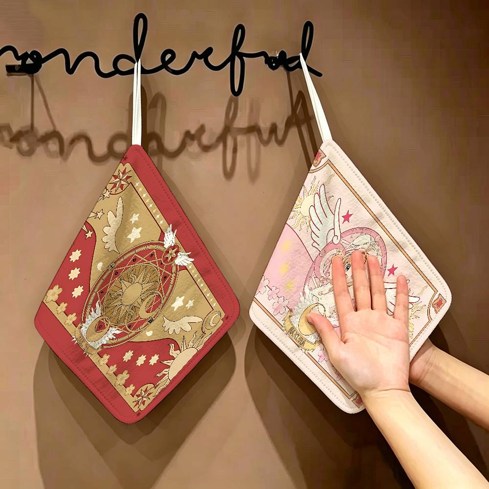 Commercial Printing Inc - C-Cardcaptor Sakura polyester katoenen handdoek met