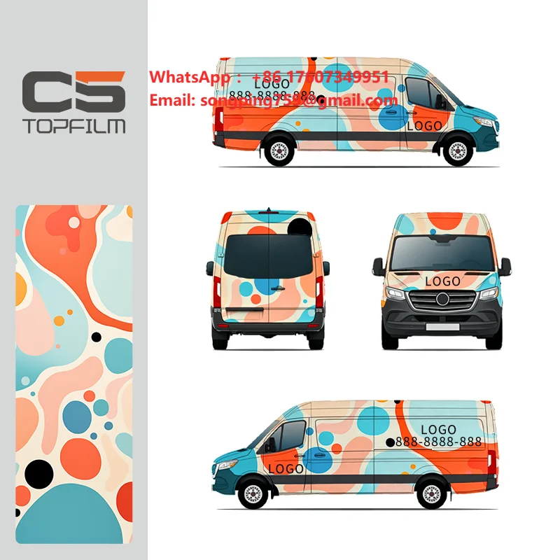 Commercial Wrap Printing - Op maat gemaakte, bedrukte vinylfolie voor