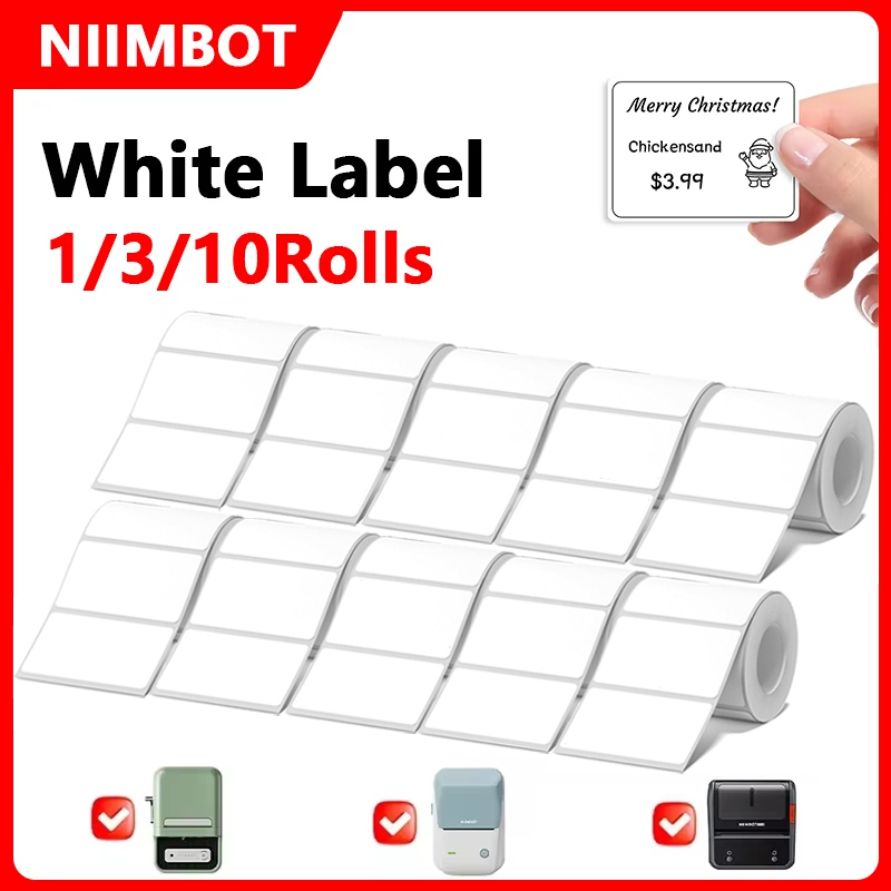 Niimbot 1/3/10 Rolls Wit Therm - Commercial Printing Inc recensie en prijs