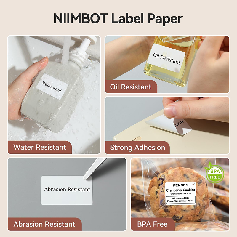 Niimbot 1/3/10 Rolls Wit Therm - Commercial Printing Inc recensie en prijs